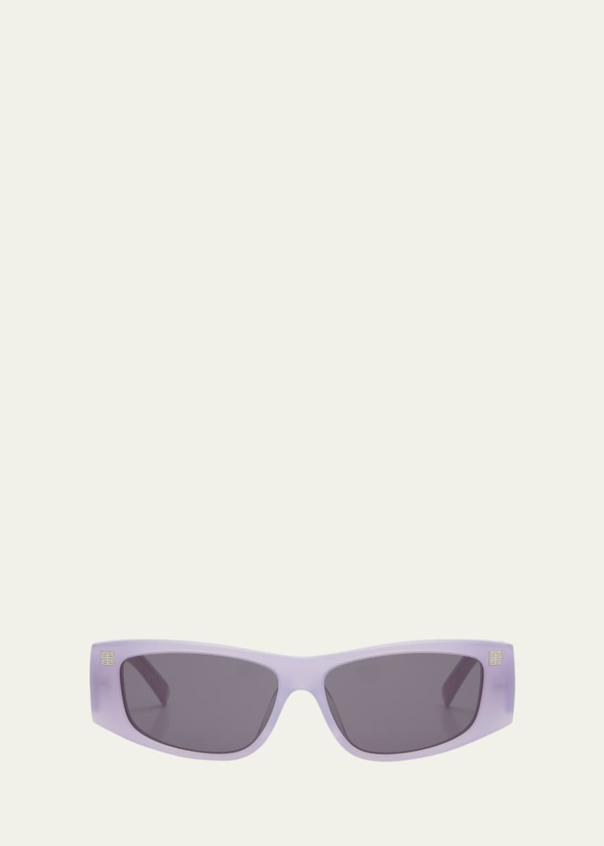 Givenchy GV Day Acetate Rectangle Sunglasses