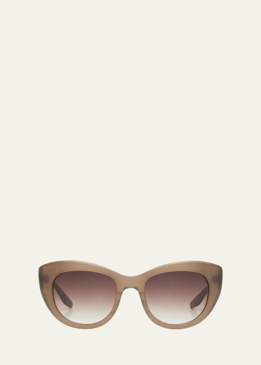 Off White Sara Round Sunglasses Havana Brown/White for Sale in