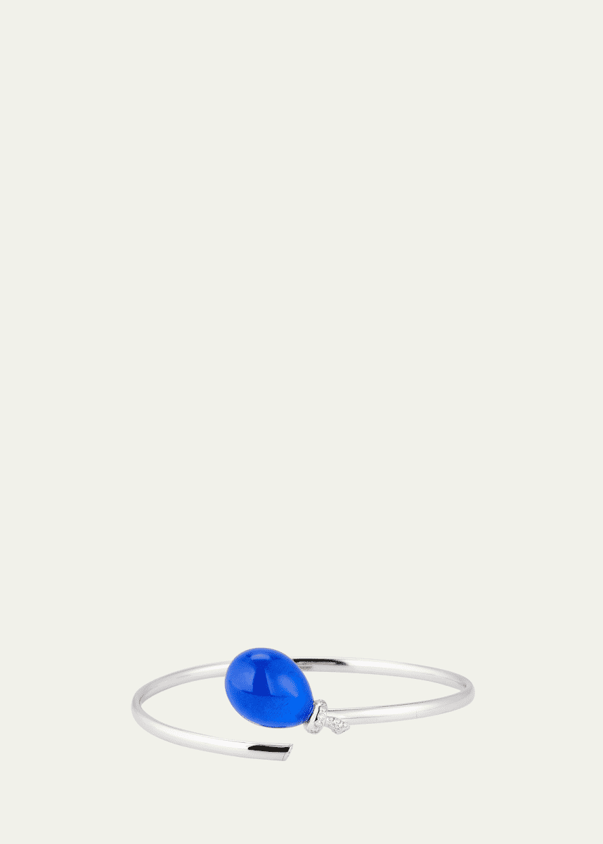 Vhernier Palloncini Mini Bracelet with Diamonds, Rock Crystal and Lapis