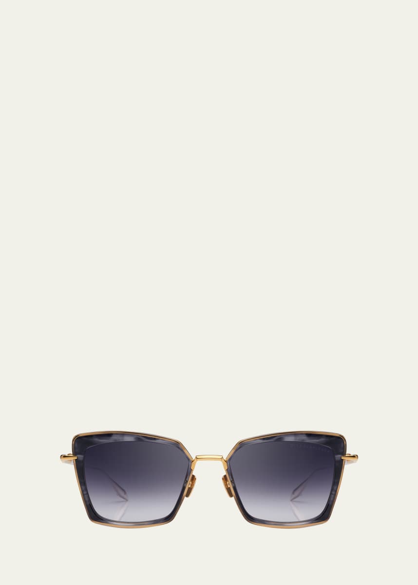 Dita Perplexer Sleek Mixed-Media Butterfly Sunglasses