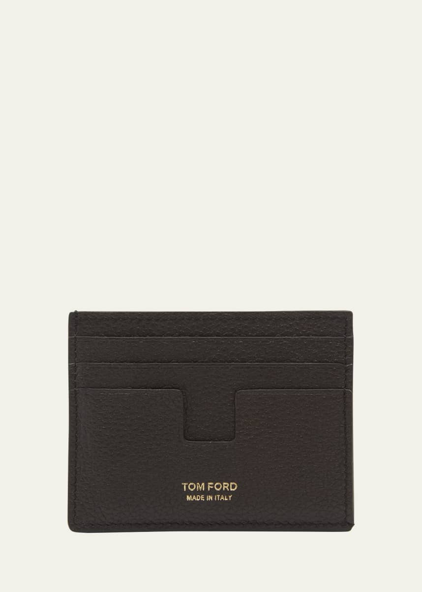 Tom Ford Men's Croc-effect Leather T-Line Passport Holder