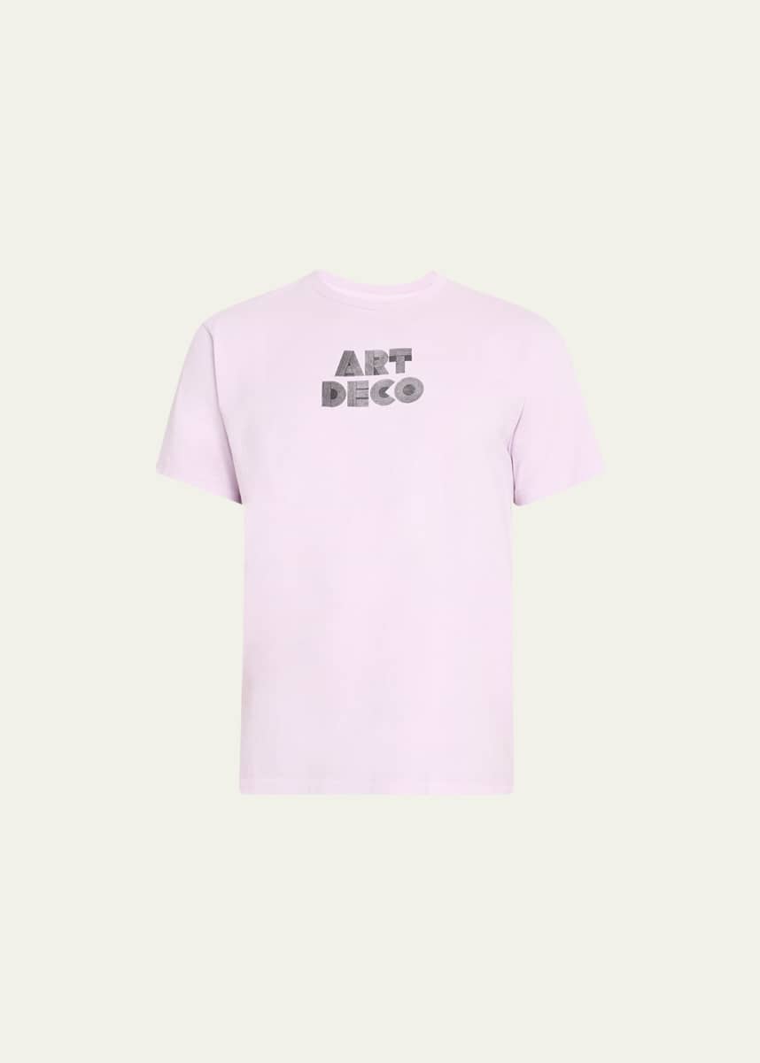 GALLERY DEPARTMENT Men's Art Deco Typographic T-Shirt