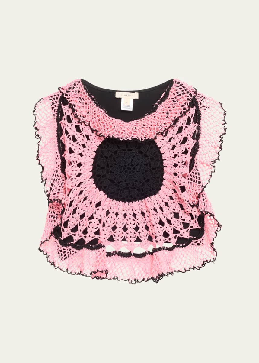 Diotima Conch Crochet Top