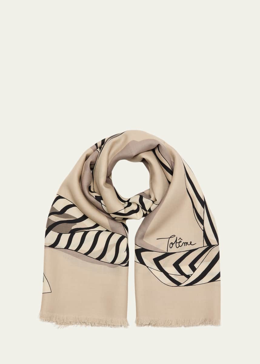 Pierre-Louis Mascia Fancy Multi-Patterned Silk Twill Scarf - Bergdorf  Goodman