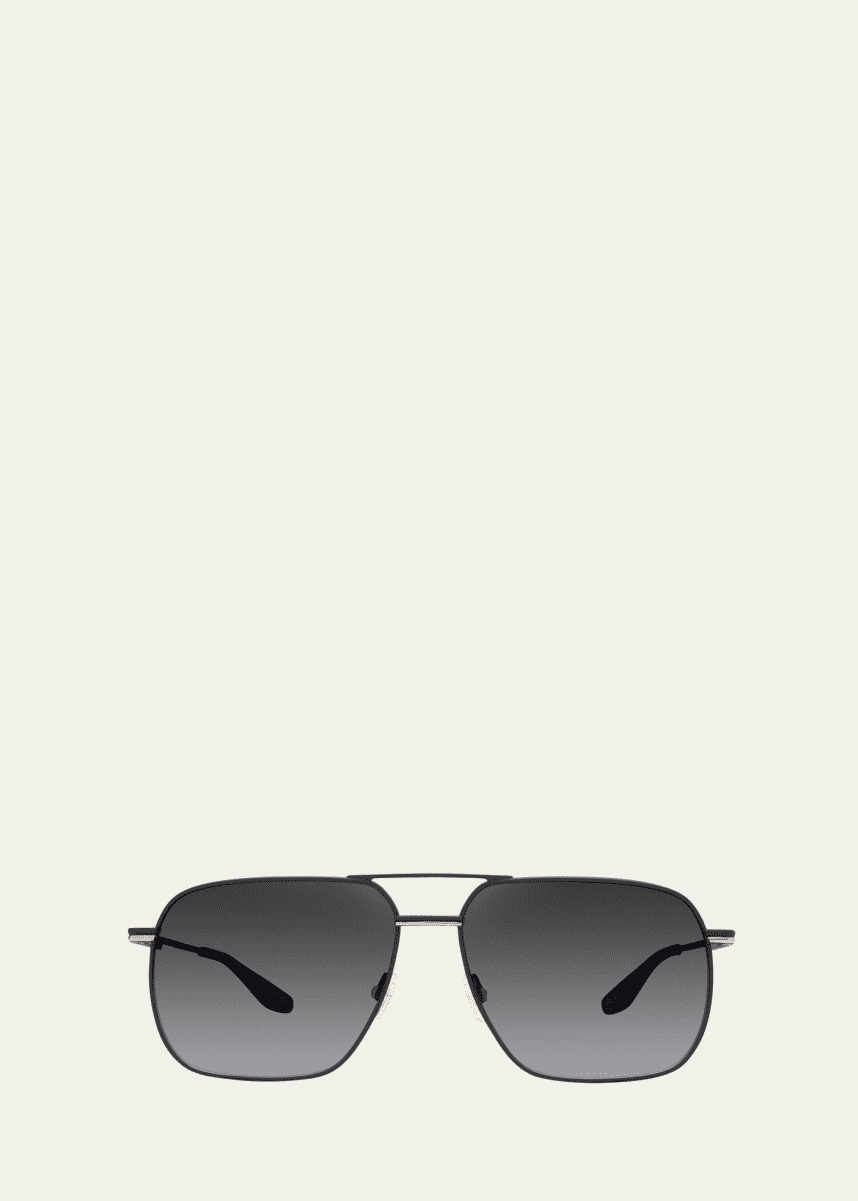 Barton Perreira Men's Royale Titanium Aviator Sunglasses