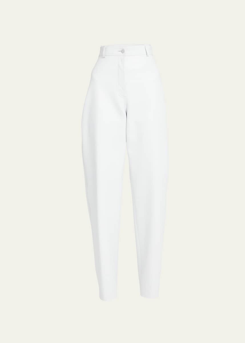 Ferragamo Wide-Leg Leather Pants