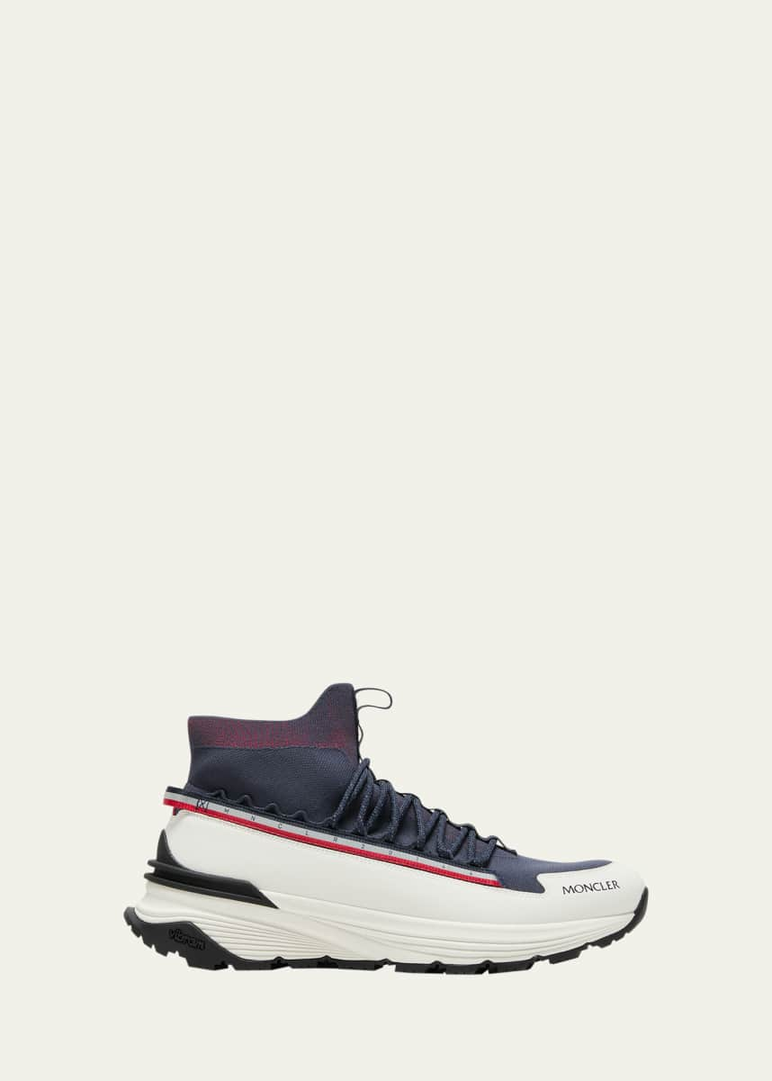 Moncler Men's Monte Runner High-Top Sneakers