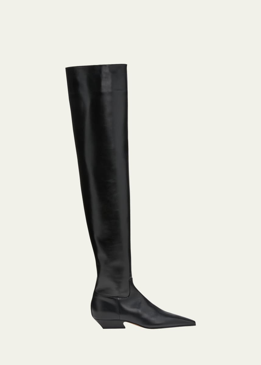 Knee high designer boots clearance