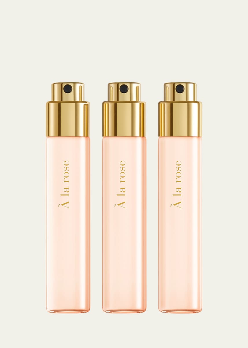 Maison Francis Kurkdjian À la Rose Eau de Parfum, 3 x 0.37 oz.