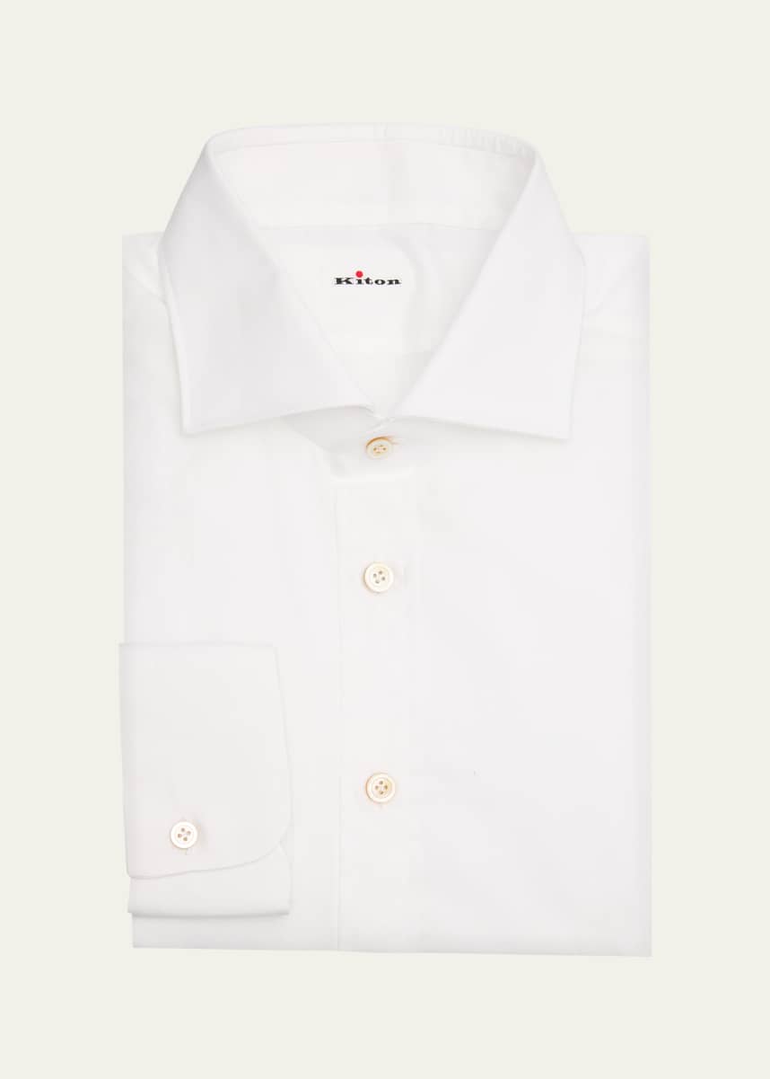 Kiton Men's Cotton Dress Shirt