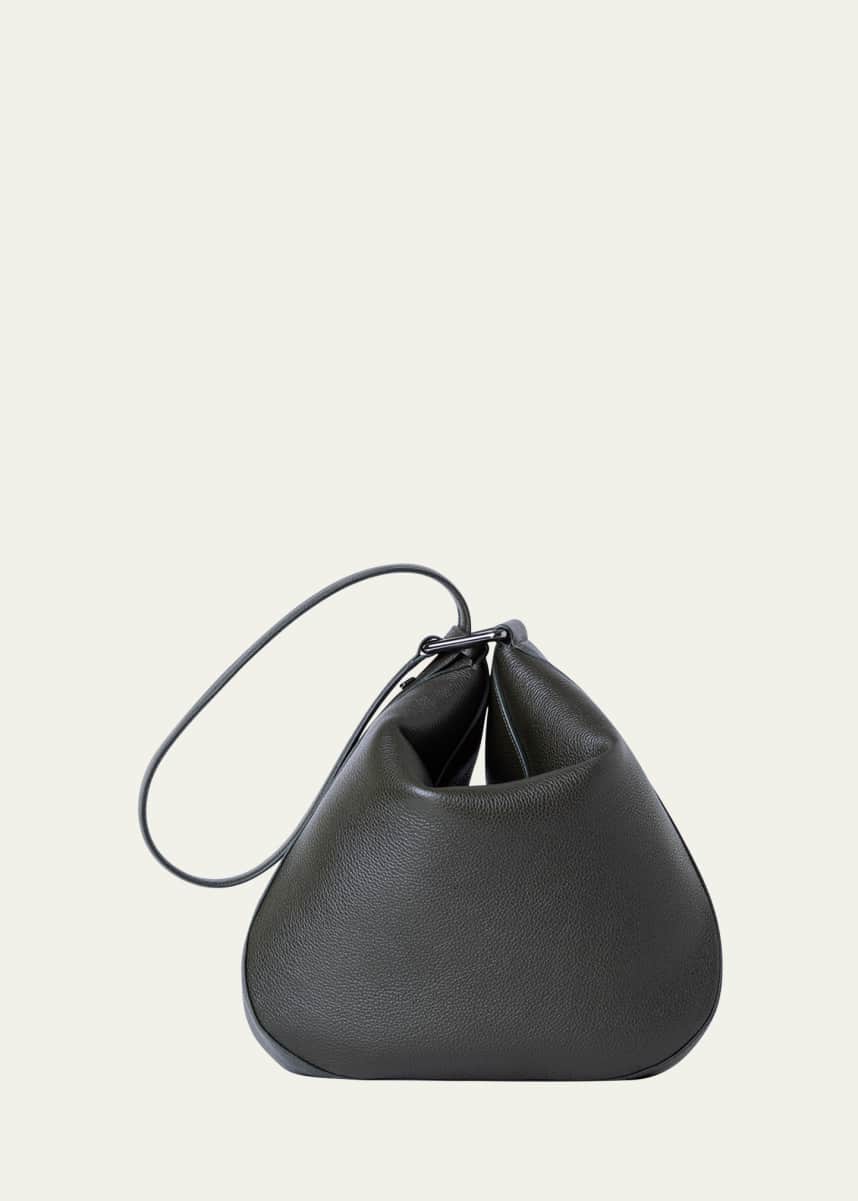 Akris Anna Medium Leather Hobo Bag
