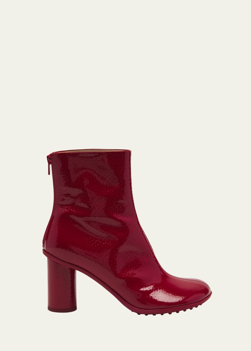 Bottega Veneta 70mm Atomic Bubble Leather Ankle Boots