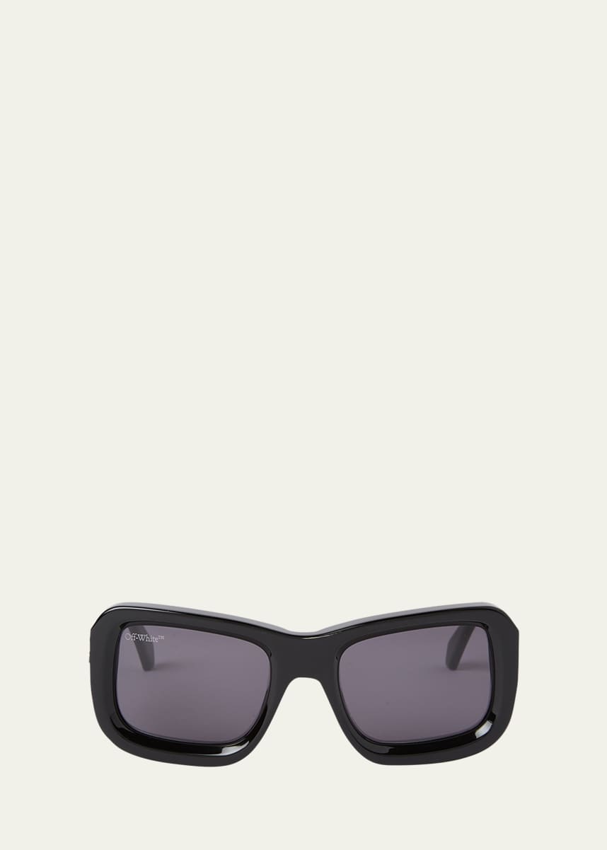 Off-White Verona Arrow Logo Acetate Butterfly Sunglasses