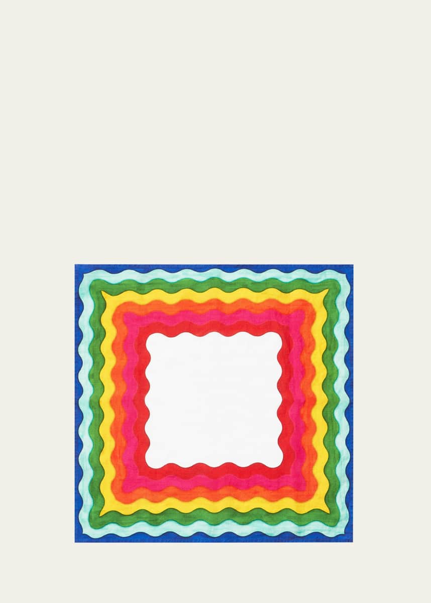 SUMMERILL & BISHOP Summer Rainbow Napkin, 20" Square