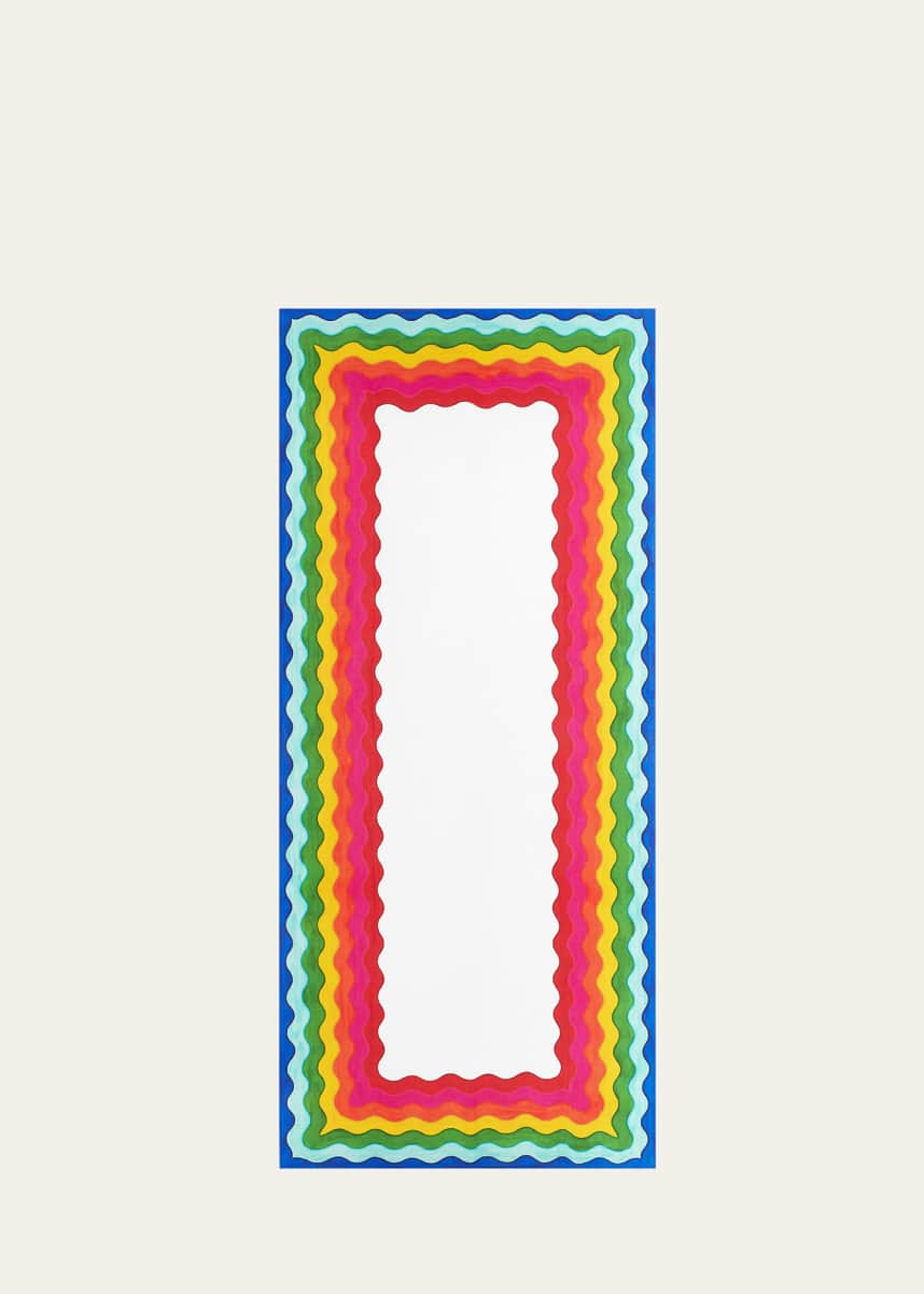 SUMMERILL & BISHOP Summer Rainbow Tablecloth, 65" x 98"