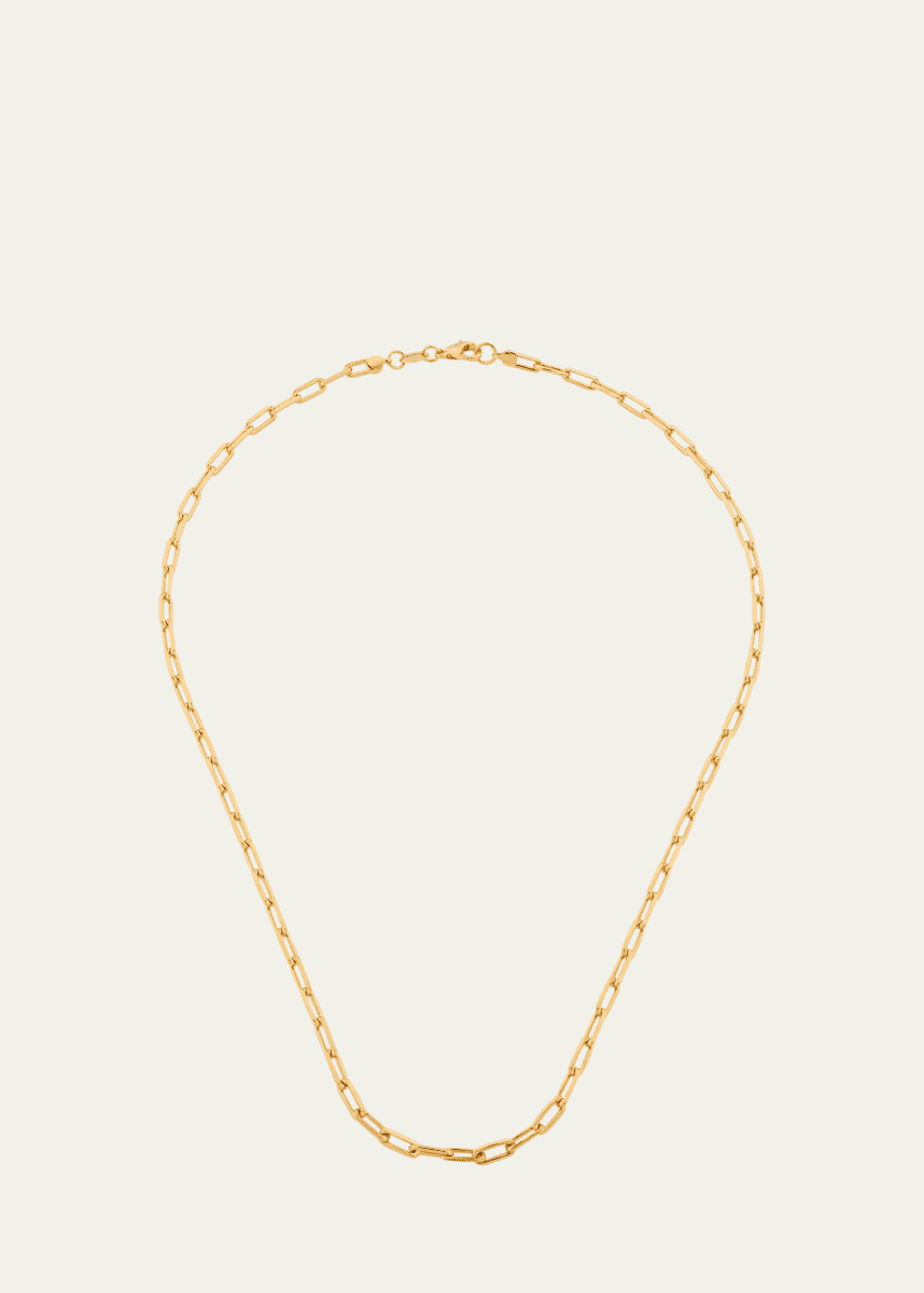 V.BELLAN Small Paperclip Link Necklace
