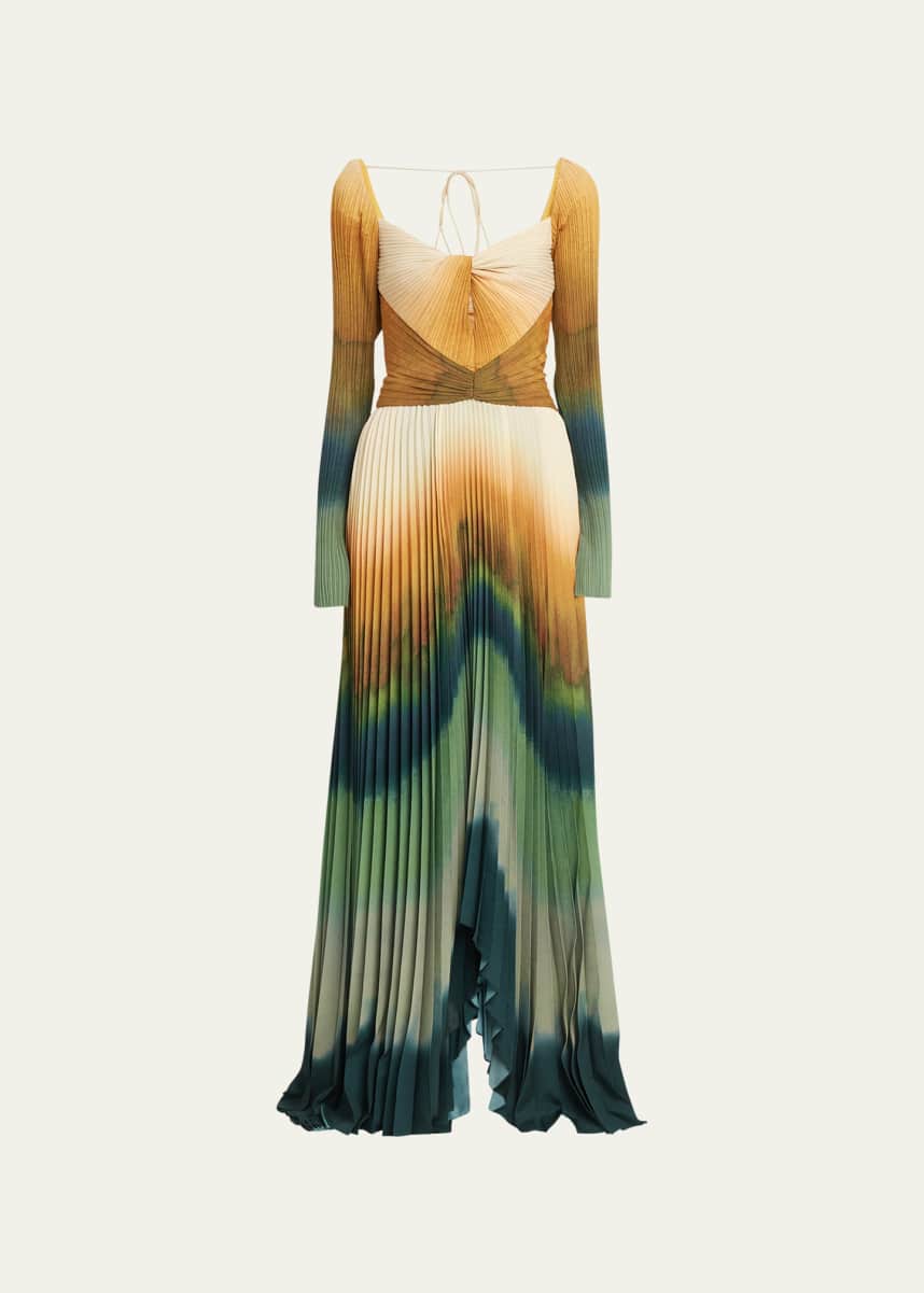 Altuzarra Varvara Dyed Pleated Gown