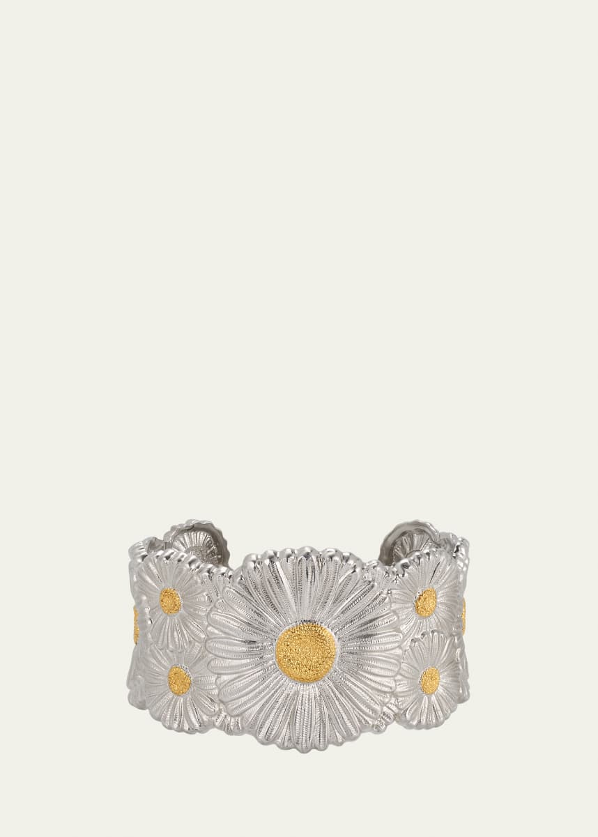 Buccellati Silver and 18k Yellow Gold Daisy Blossoms Bracelet