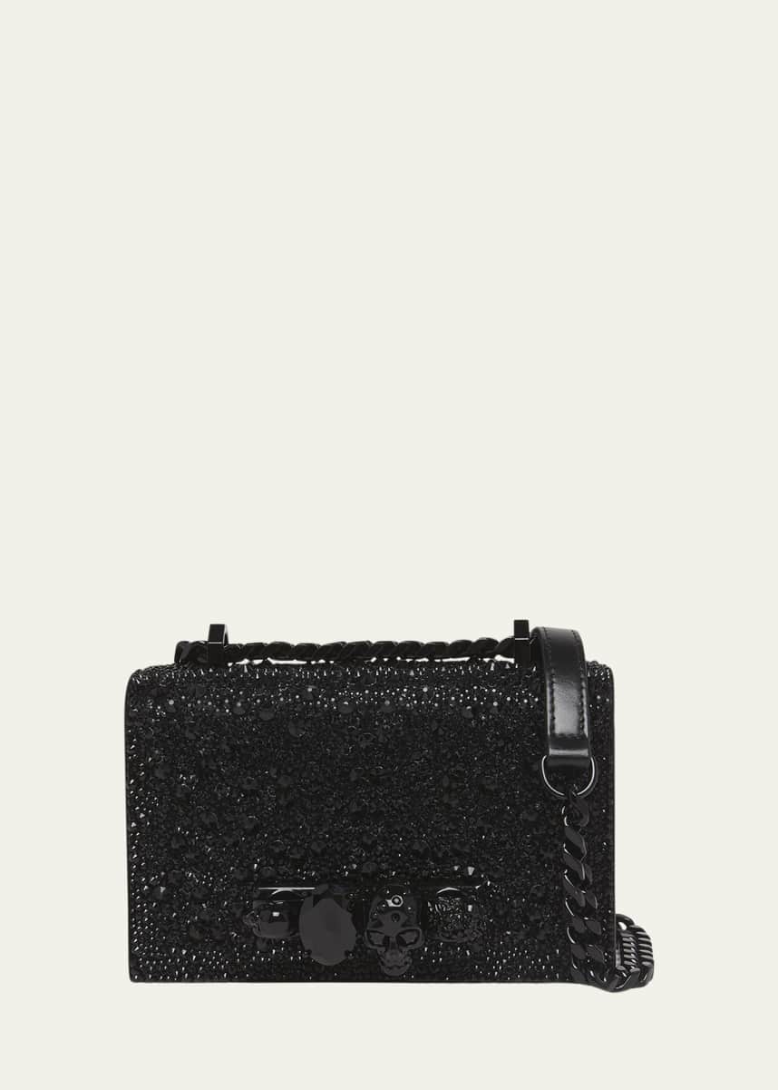 McQueen Mini Skull Jewel Chain Shoulder Bag