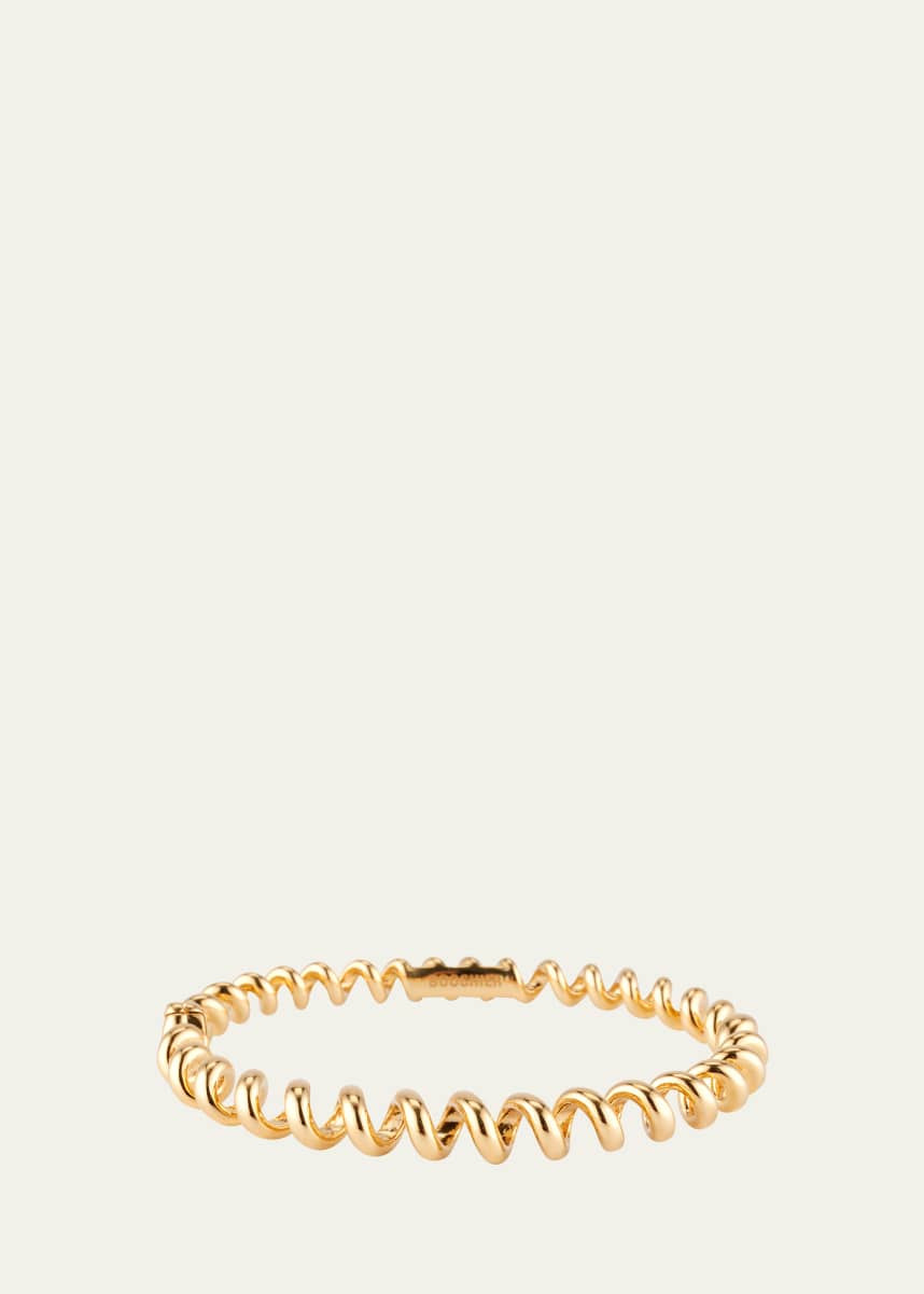 Boochier 18K Yellow Gold Slinkee Bangle