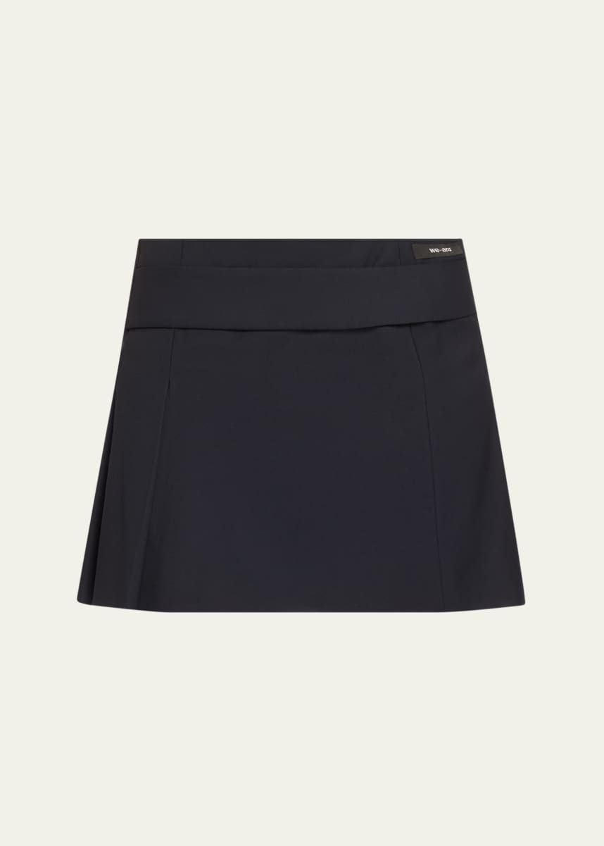 WE-AR4 The Collegiate Pleated Plaid Mini Skirt