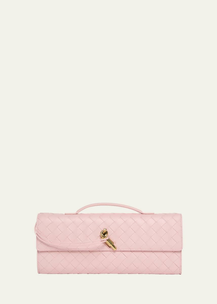 Bottega Veneta Long Andiamo Clutch Bag with Handle