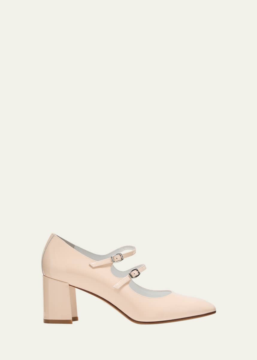 CAREL Alice Patent Mary Jane Duo Pumps
