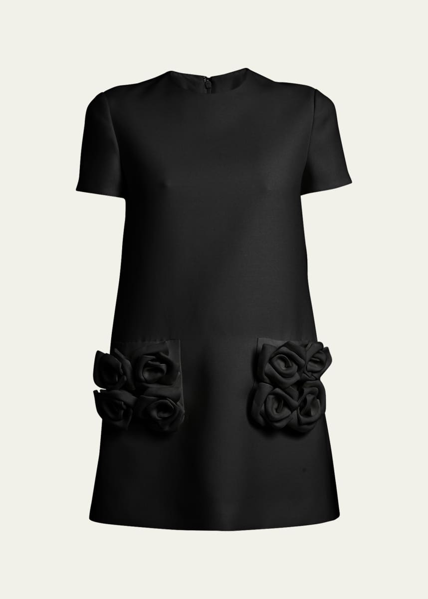 Valentino Garavani Monogram Print Zip-Up Mini Dress