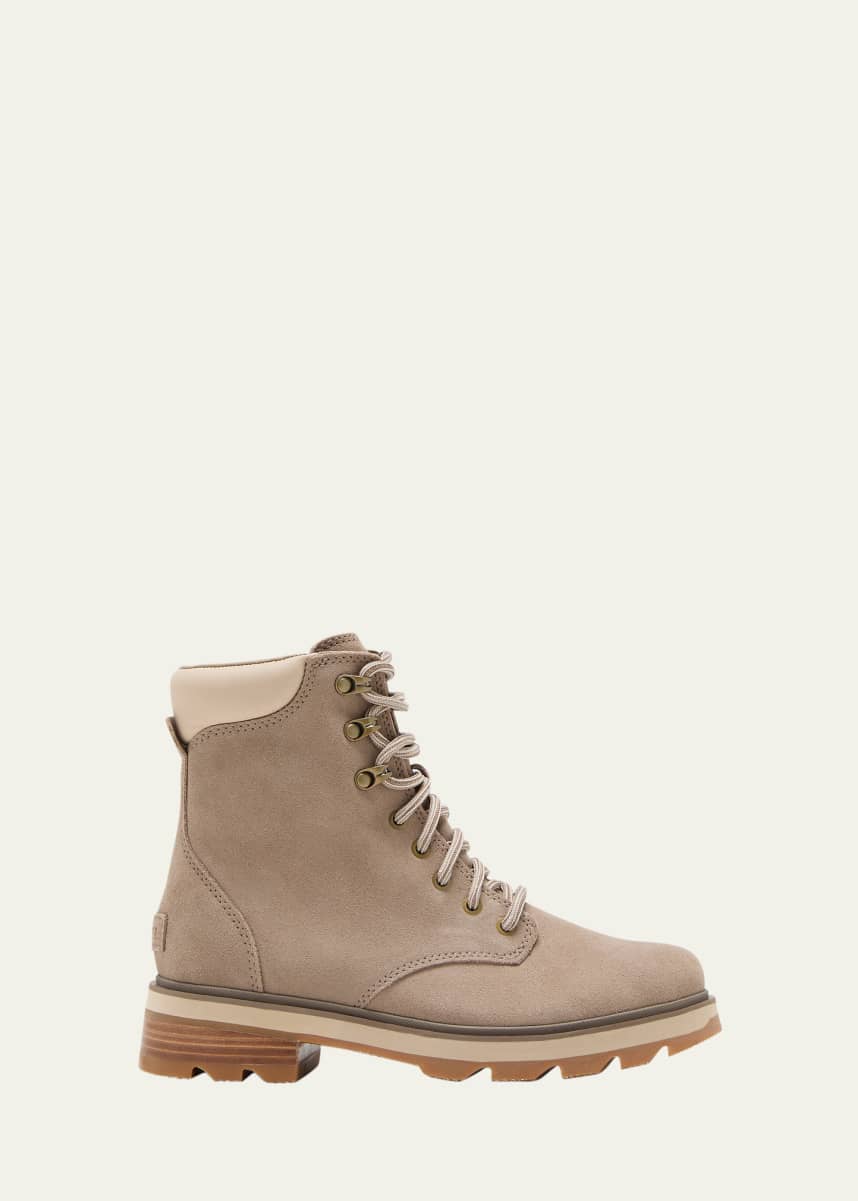 Sorel Lennox Leather Lace-Up Boots