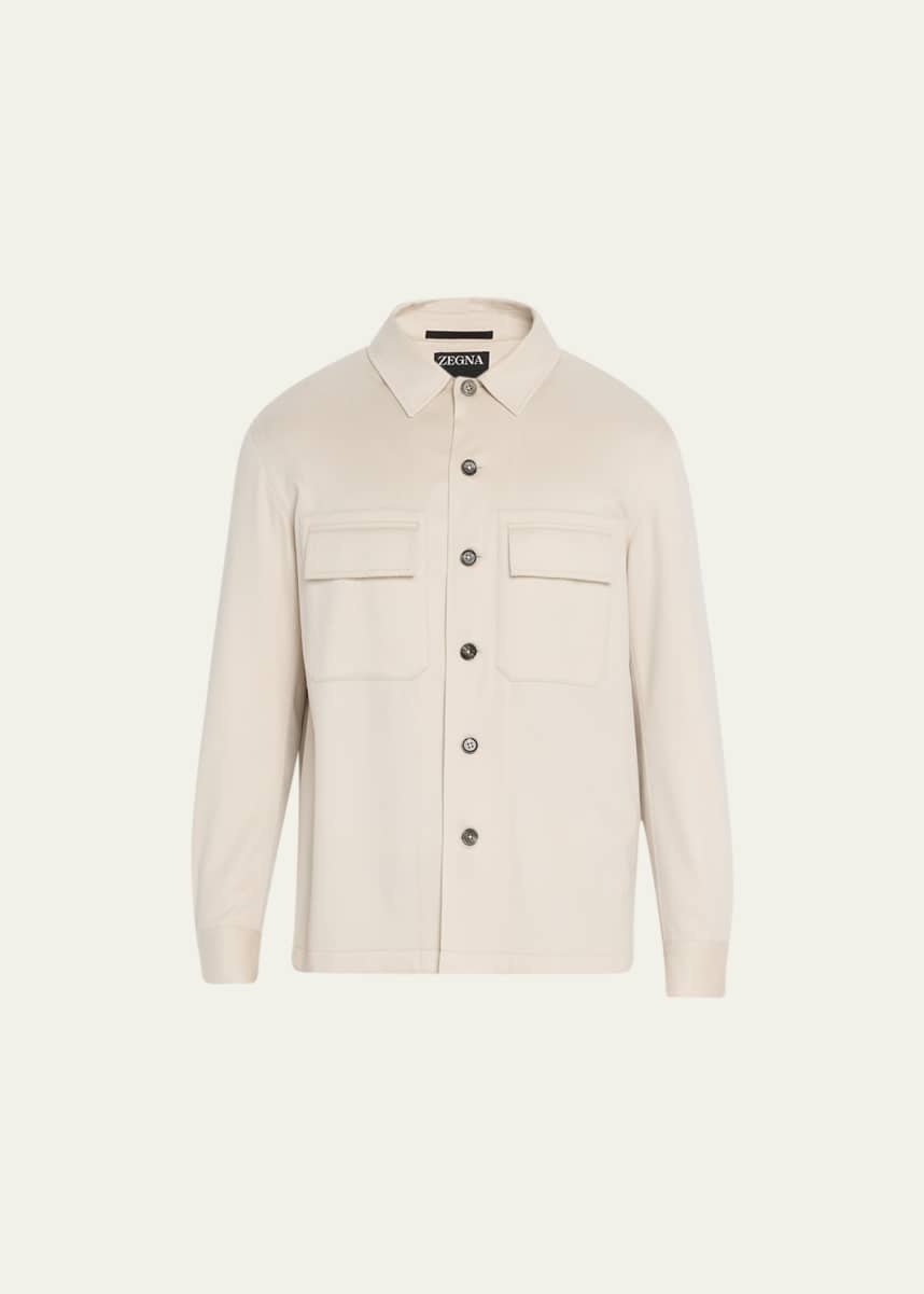 ZEGNA Men's Oasi Cashmere Overshirt