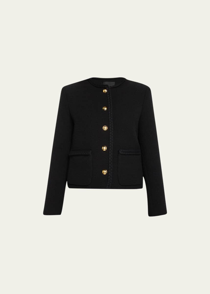 Nili Lotan Romy Boucle Cropped Jacket