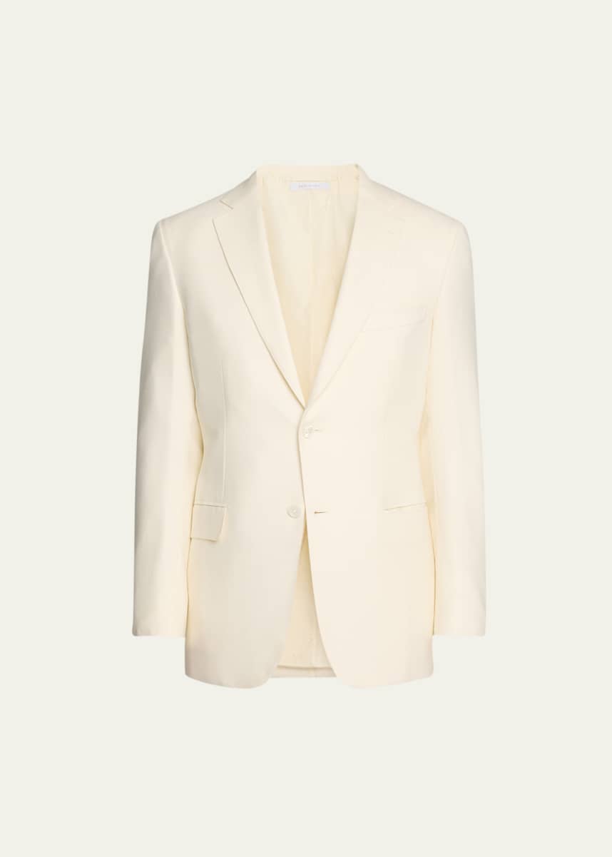 Brioni Men's Wool-Silk Gabardine Dinner Jacket