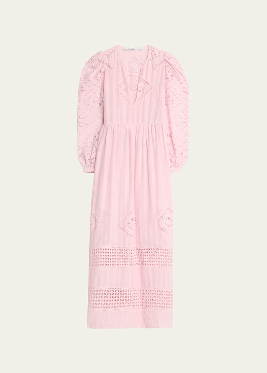 Alix of Bohemia Winifred Blushed Eyelet Maxi Dress