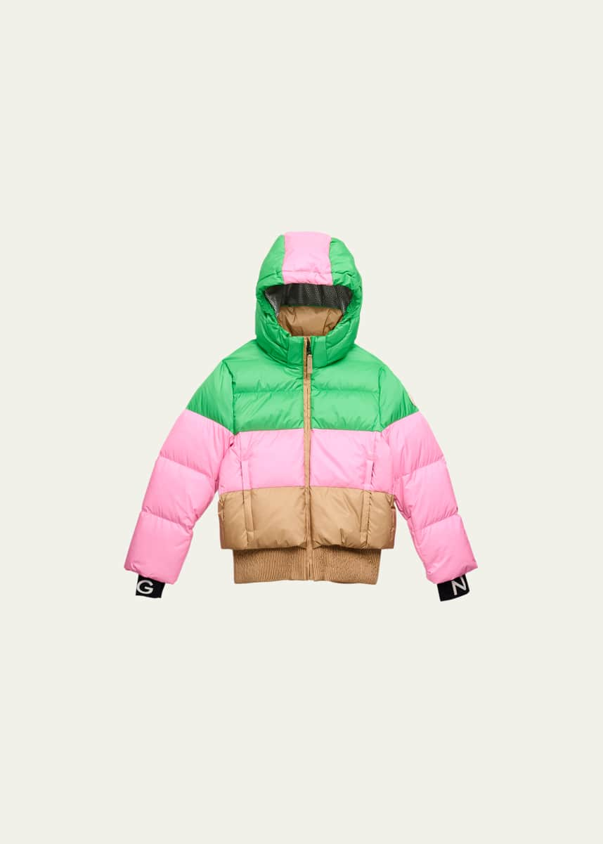 Bogner Kid's Anna D Color Block Puffer Jacket, Size S-XXL