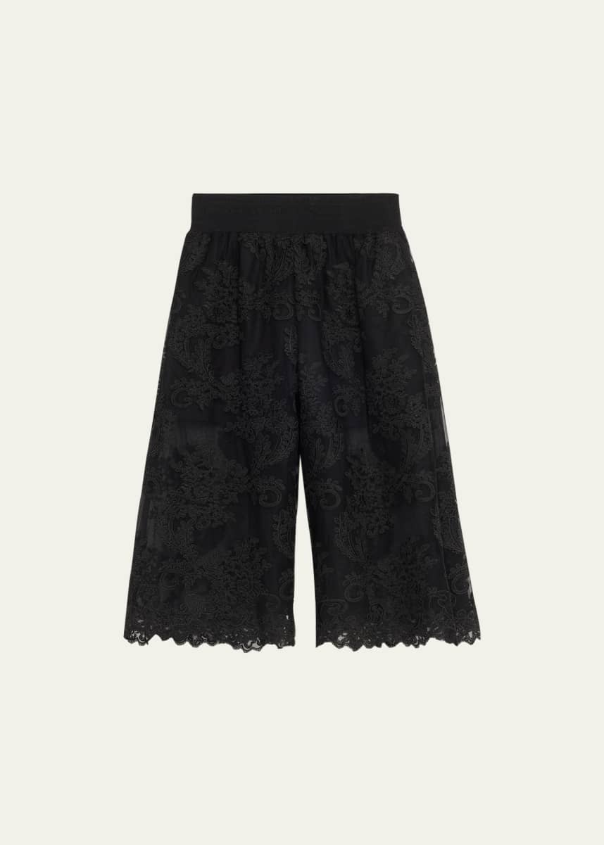 Simone Rocha Men's Corded Lace Boxing Shorts