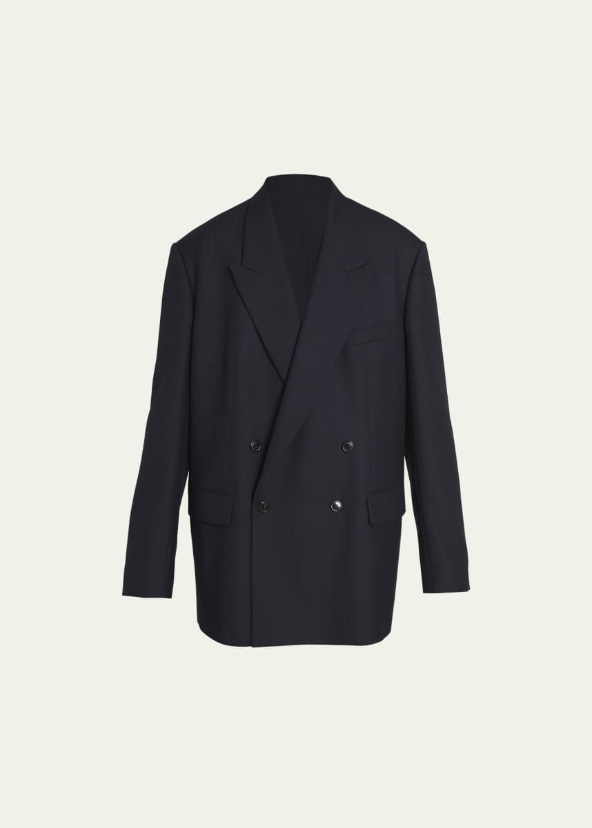 Dries Van Noten Men's Bishop Belted Wool Sport Coat