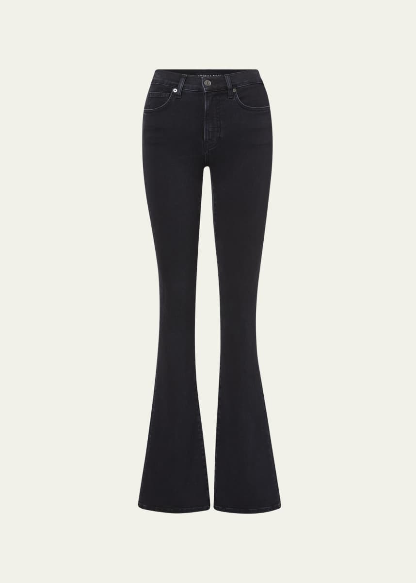 Veronica Beard Beverly High-Rise Skinny Flare Jeans