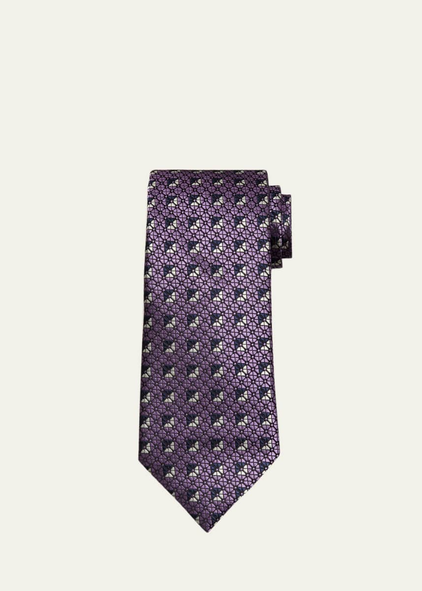 Rare Item Louis Vuitton Monogram Tie Stripe Luxury Silk 100 mens ties
