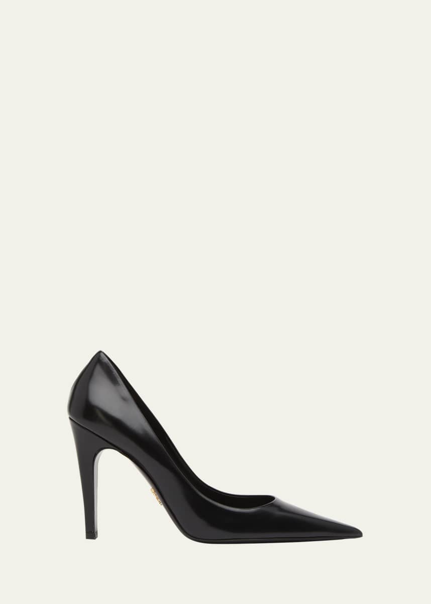 Prada Calfskin Leather Stiletto Pumps