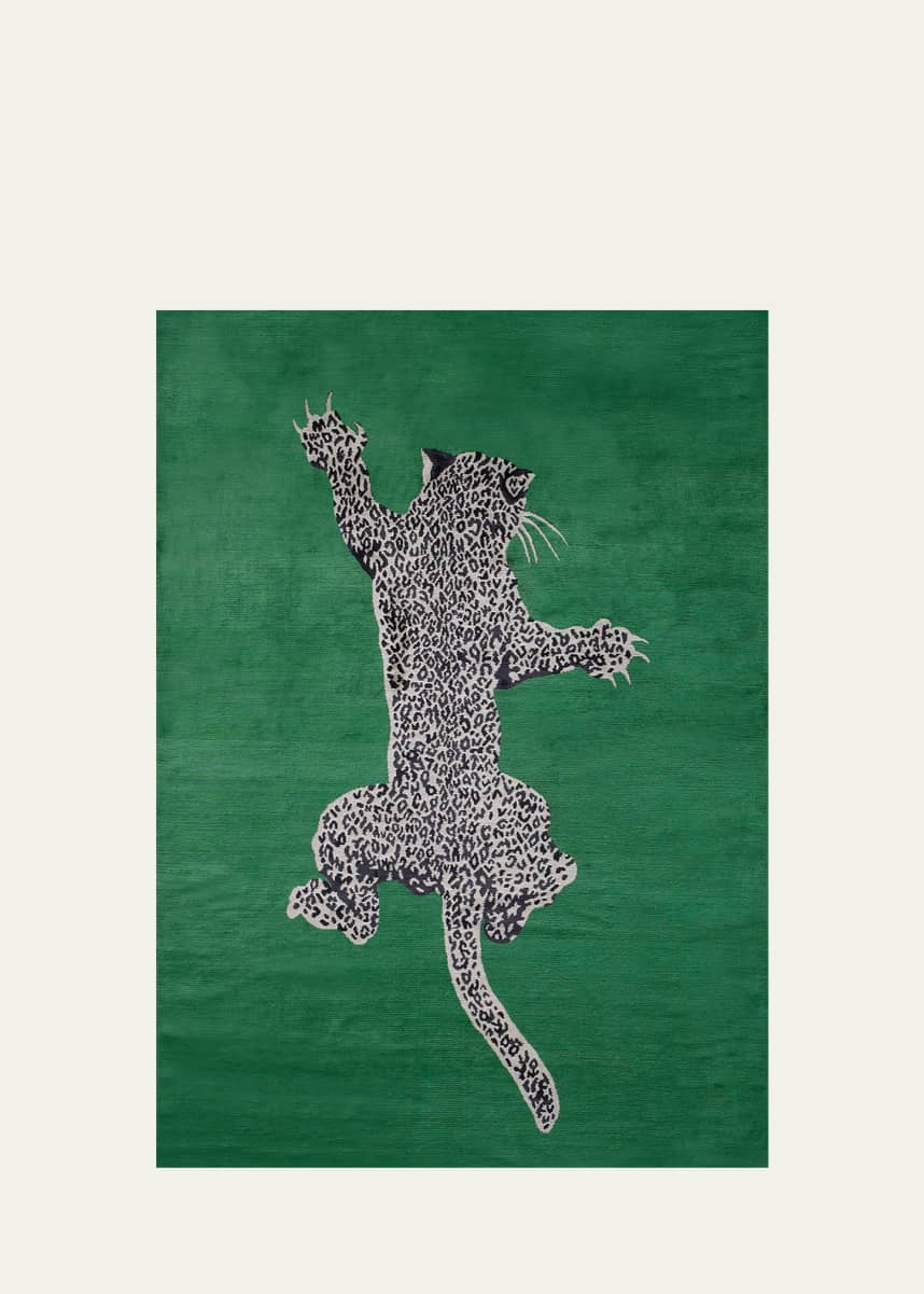 The Rug Company x Diane von Furstenberg Climbing Leopard Hand-Knotted Rug, 6' x 9'