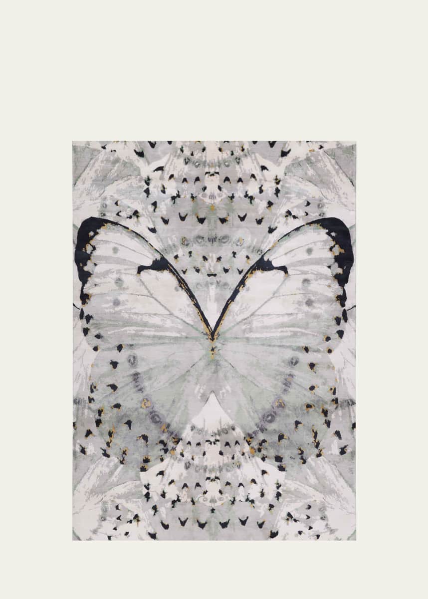 The Rug Company x McQueen Glasswings Hand-Knotted Rug, 9' x 12'