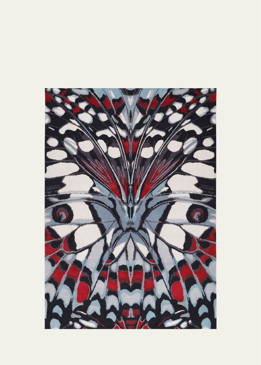The Rug Company x McQueen Painted Lady Hand-Knotted Rug, 8' x 10'