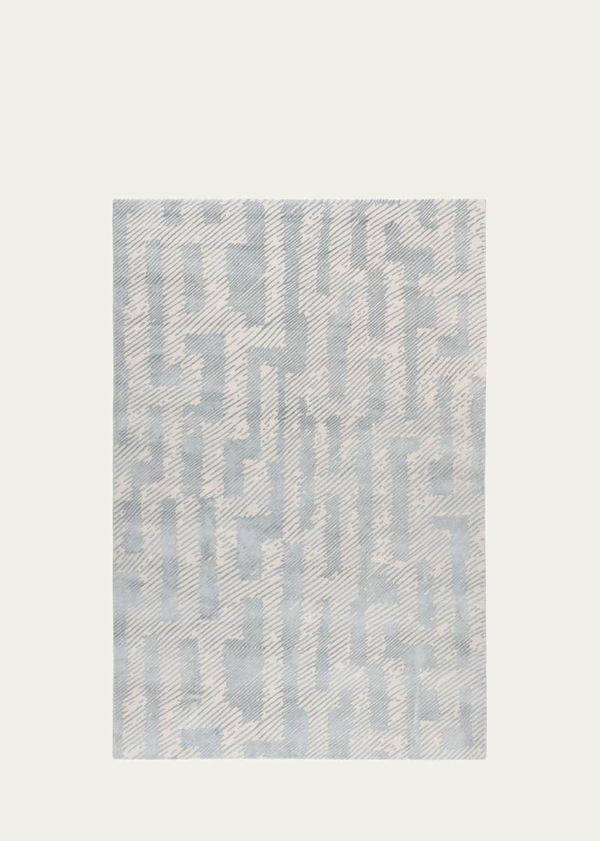 The Rug Company x Kelly Wearstler Verge Ice Hand-Knotted Rug, 9' x 12'