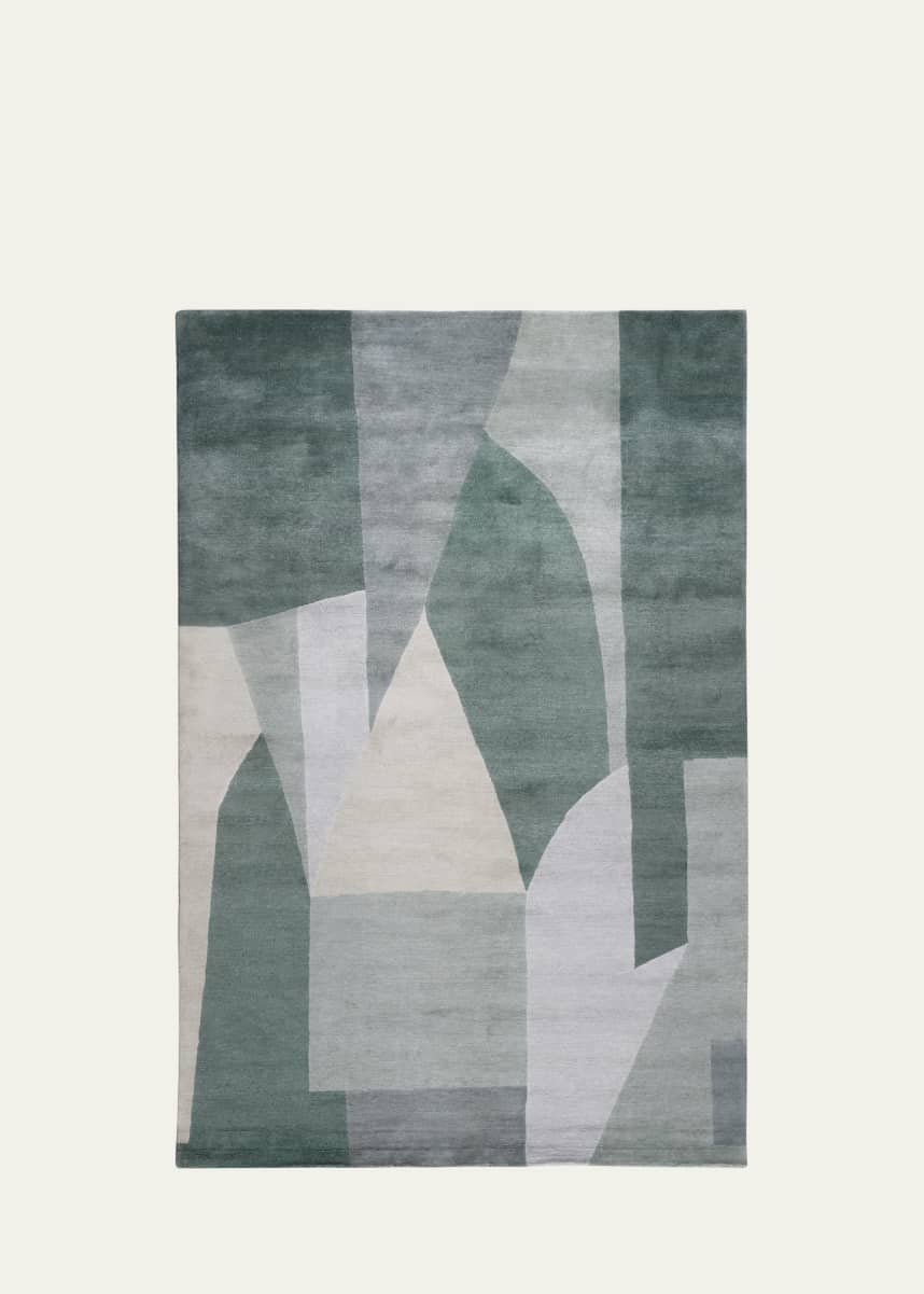The Rug Company x Kelly Wearstler District Spruce Hand-Knotted Rug, 9' x 12'