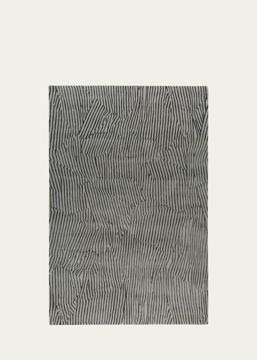 The Rug Company x Kelly Wearstler Avant Graphite Hand-Knotted Rug, 9' x 12'