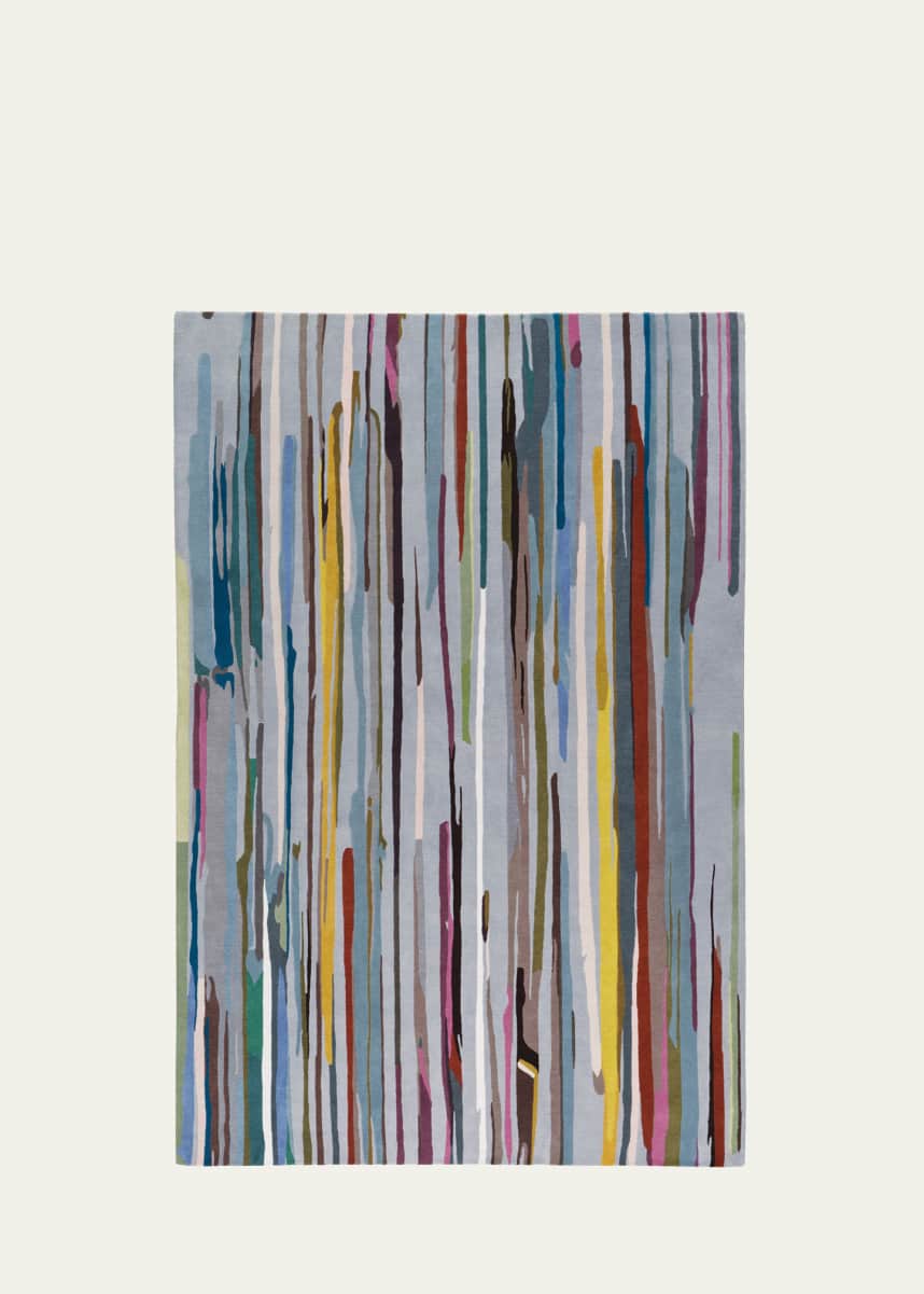 The Rug Company x Paul Smith Paint Stripe Hand-Knotted Rug, 8' x 10'
