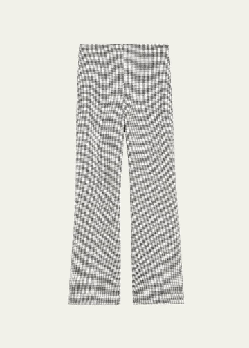 Theory Knit Houndstooth Kick Pants