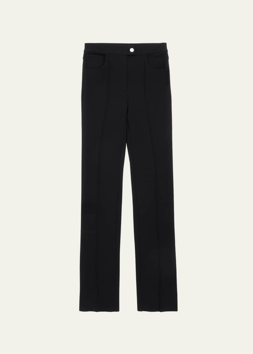 Helmut Lang Stretch Split-Hem Legging Pants
