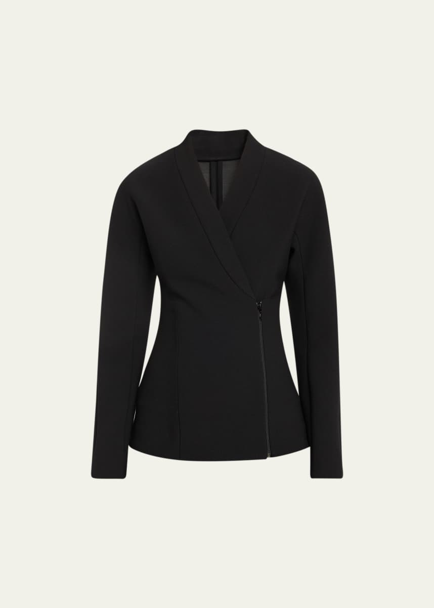 ALAIA Pin Fitted Wrap Jacket