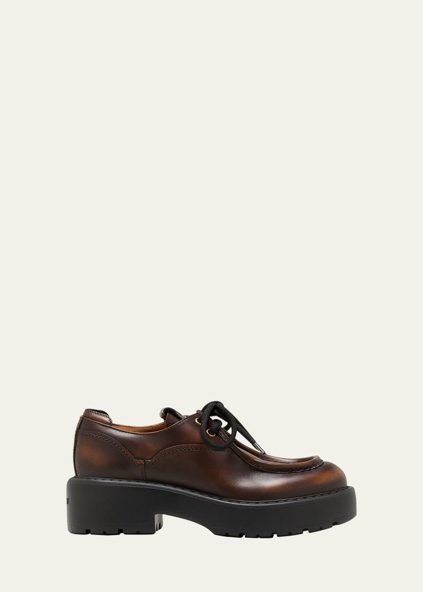 Brown Designer Loafers for Women | Bergdorf Goodman display picture 3
